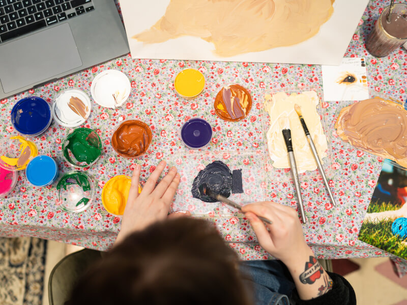 painting classes at home